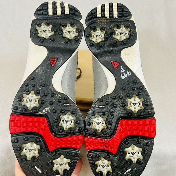 Adidas Tech Response 4.0 Golf Shoes Spiked Men's Size 9.5 Q47083 Gray Brown - Picture 2 of 6